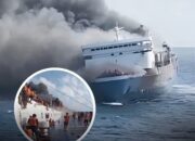Kapal Mutiara Sentosa 2 Terbakar saat Berlayar, Penumpang Berhamburan Terjun ke Laut