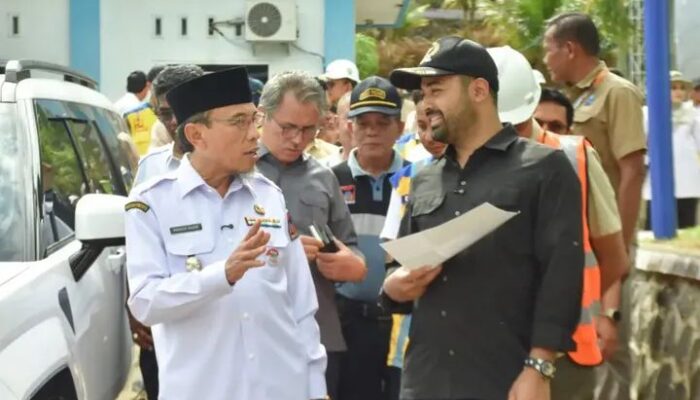 Anggota DPR RI Zigo Rolanda Bersama Wawako Padang Cek Progres Proyek IPA Taban III 