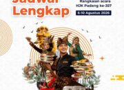 INFOGRAFIS: Jadwal Lengkap Agenda Semarak HJK Padang Mulai Hari Ini, 6-10 Agustus 2026