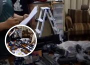 Mengerikan! Mantan Ketua Yayasan Sekolah di Jaksel Bangun Bunker, Isinya Ratusan Senjata Api dan VCD Porno