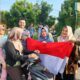 Dapat Jatah dari Pemda, Warga Dharmasraya Sambut HUT RI dengan Bendera Baru