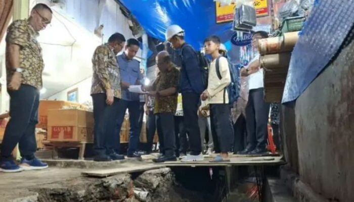 Pemko Bukittinggi Perbaiki Drainase Pasar Bawah, Target Pekerjaan Selesai 4 Bulan