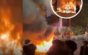 Jakarta Membara! Kericuhan Pecah Usai Aksi Demonstrasi, Pos Polisi Dibakar Massa