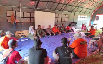 SatGas PB Nagari Batipuah Ateh Dilatih Aksi Penanggulangan Bencana, Mulai Pendirian Tenda Hingga Evakuasi Korban
