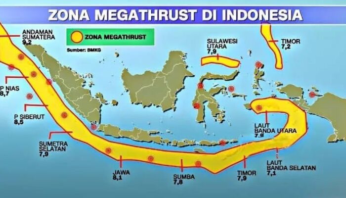 Pengamatan Para Ahli: Usai Gempa NTT, Aktifitas Megathrust Bisa Menjalar ke Segmen Mentawai