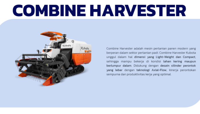 Penggunaan Combine Harvester Semakin Diminati Seiring Berkembangnya Mekanisasi Pertanian Indonesia